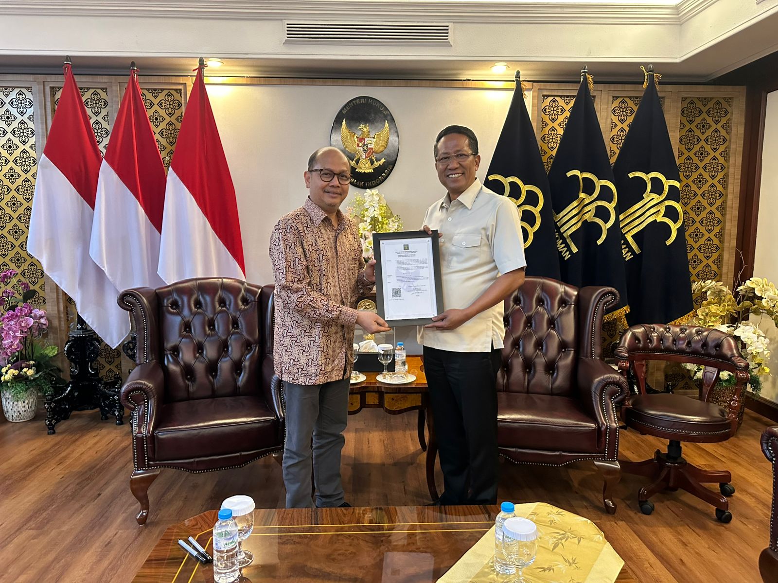 Pesan Menteri Hukum untuk SWSI “Tolong Awasi Kami”