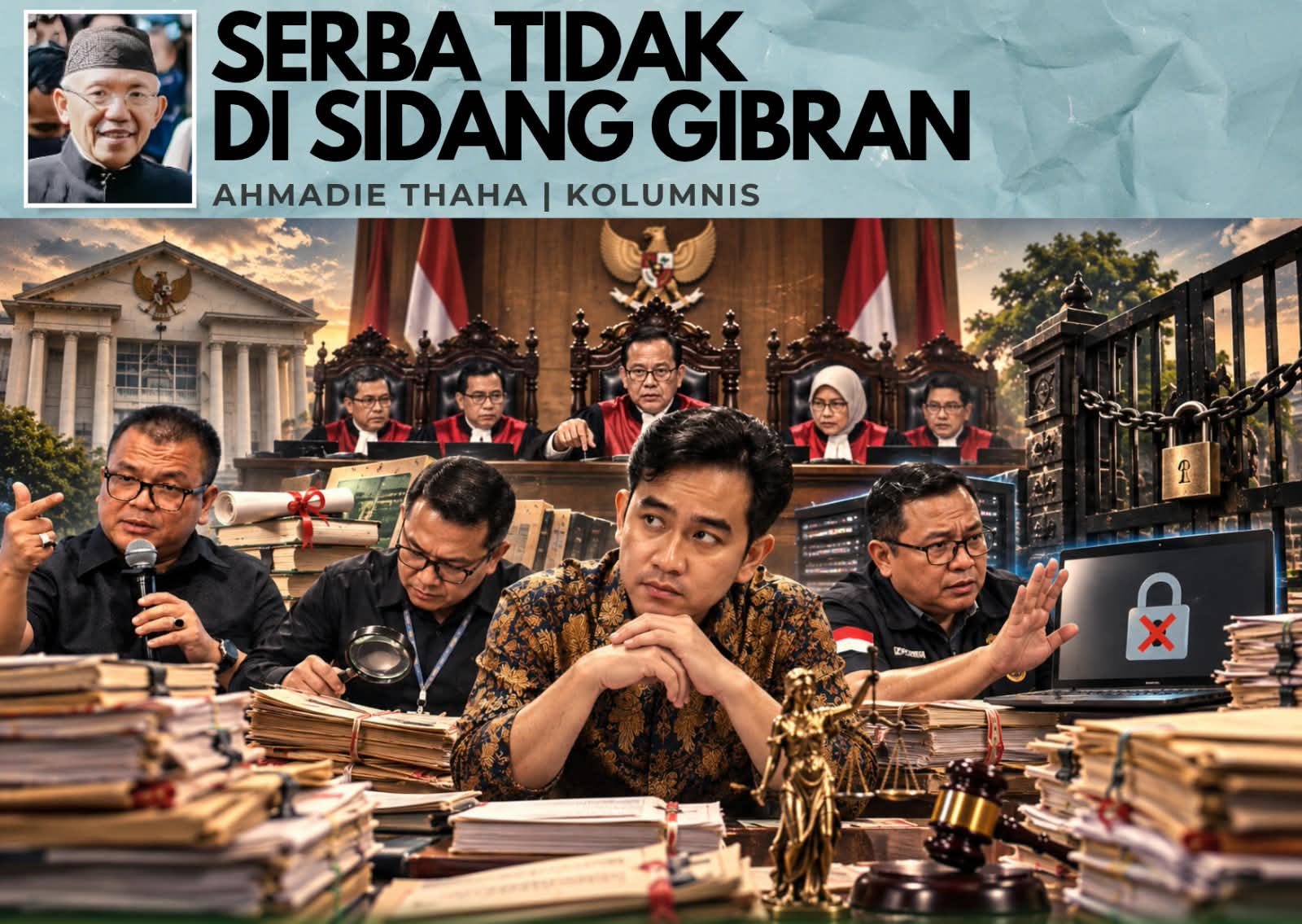 Serba 'Tidak' di Sidang Gibran