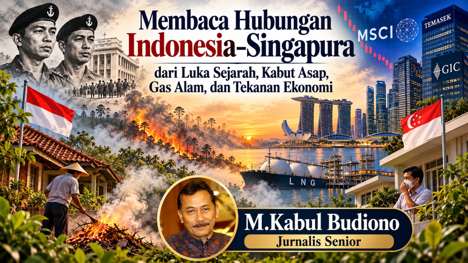 Menjaga Hubungan Indonesia-Singapura: Dari Asap, Pasokan Gas, dan Tekanan Pasar Modal