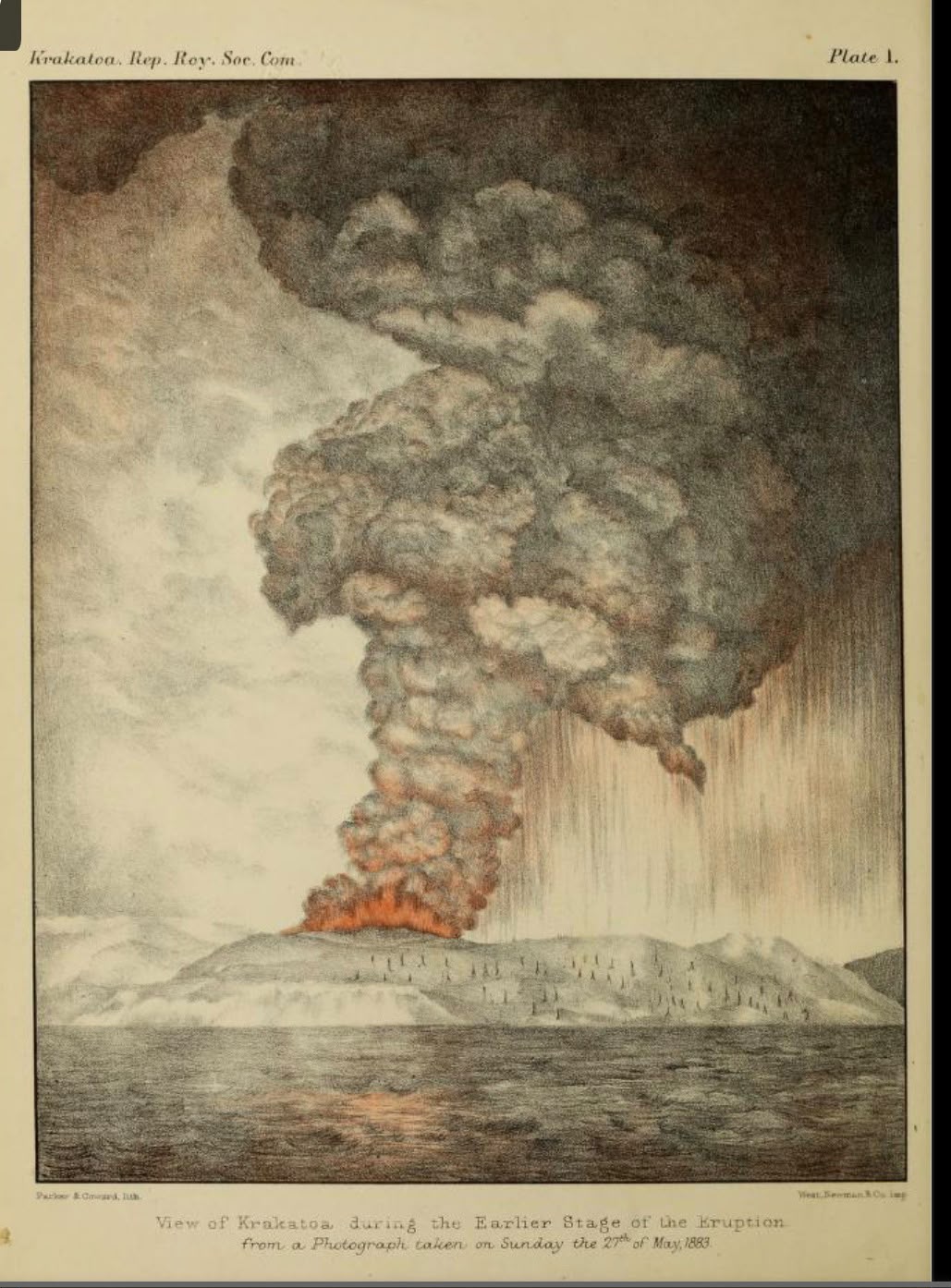 Debu Krakatau 1883 Membuat Langit Eropa dan Amerika Memerah