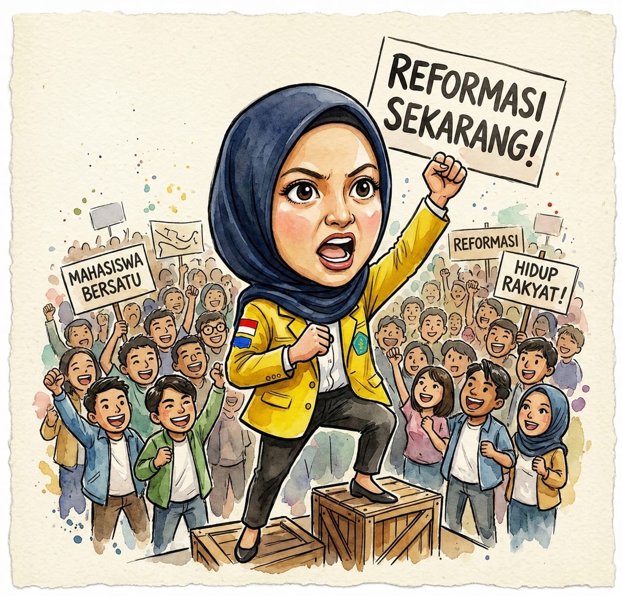Fatimah AzZahra Pembawa Cempor