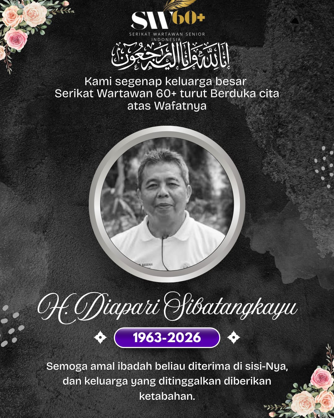 Diapari Sibatangkayu, Wartawan Dan Pencipta Lagu Itu, Telah Pergi