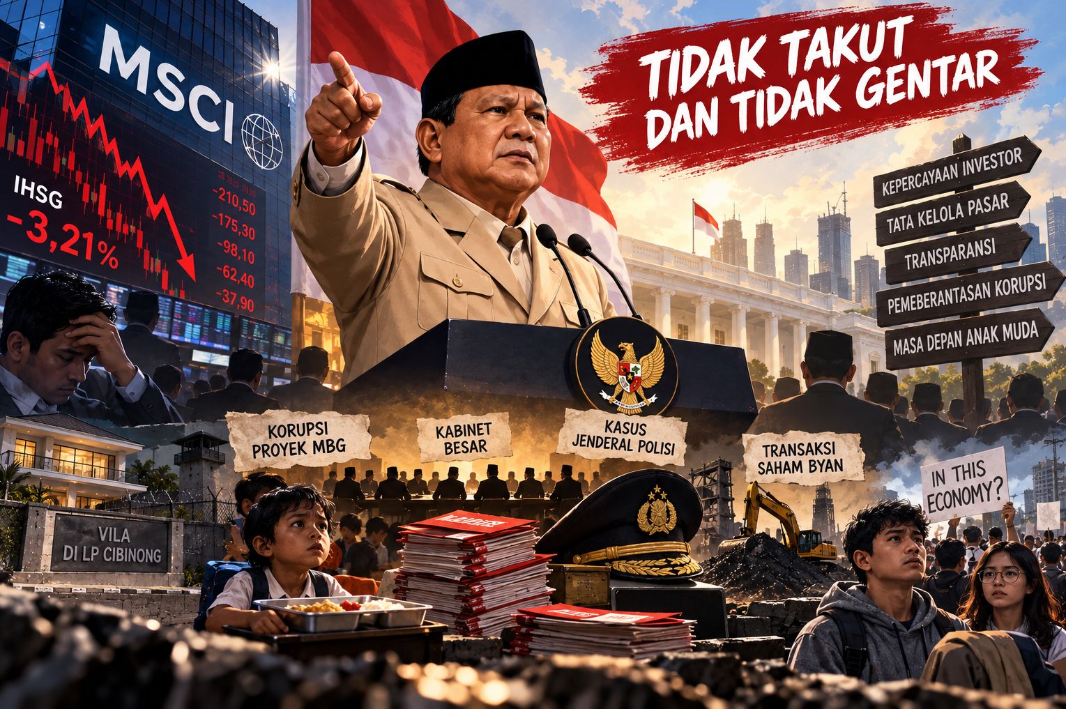 Tidak Takut dan Tidak Gentar