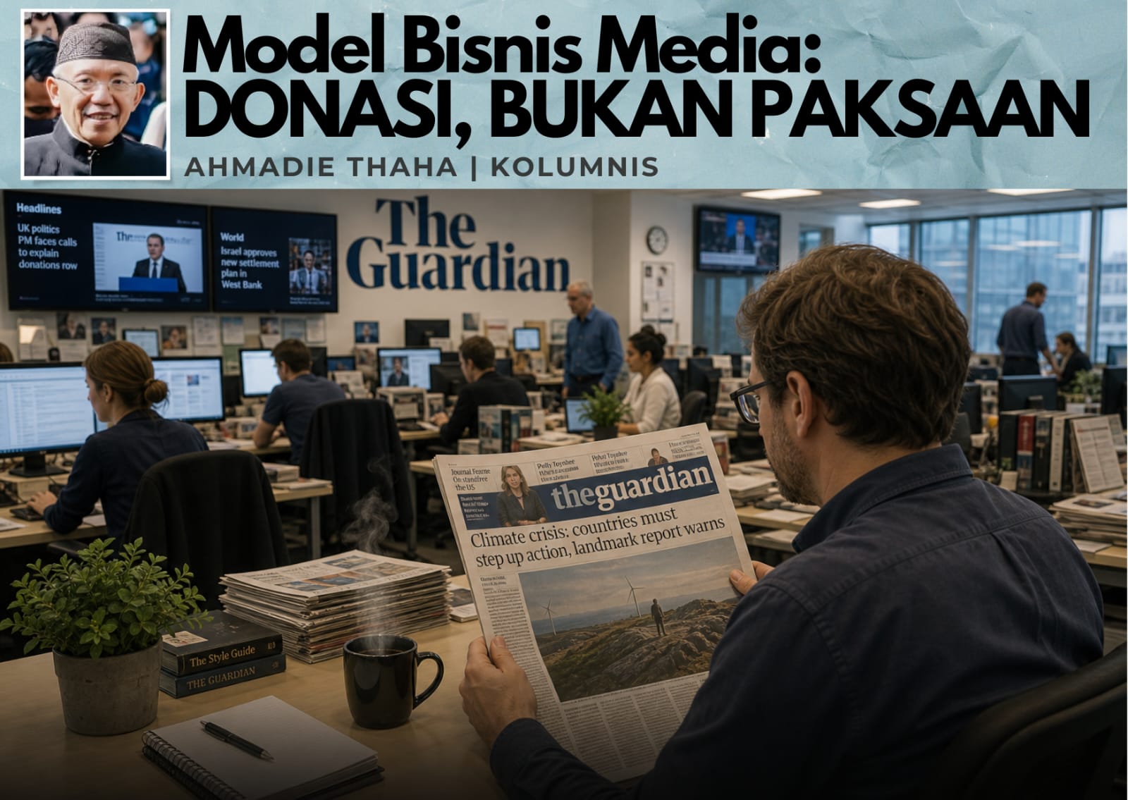Model Bisnis Media: Donasi, Bukan Paksaan