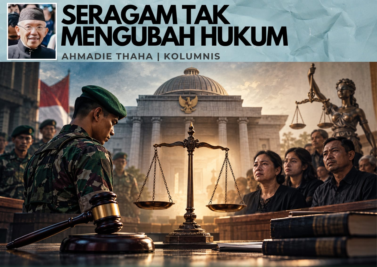 Seragam Tak Mengubah Hukum