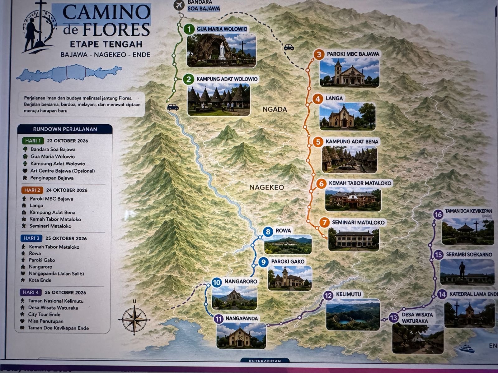Membawa Camino de Santiago ke Bumi Flores
