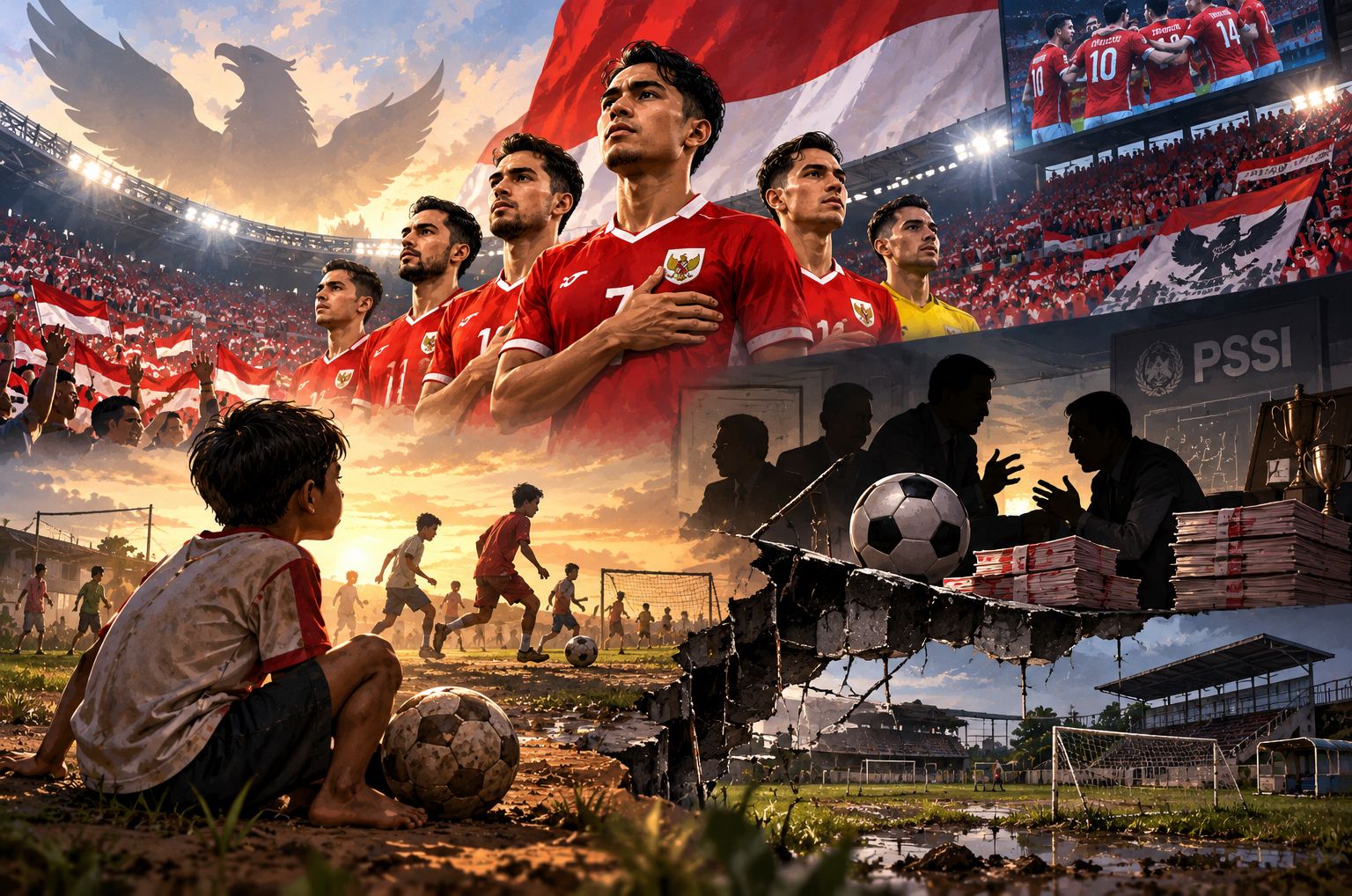 Sepakbola, Timnas dan Cita-cita yang Tergelincir