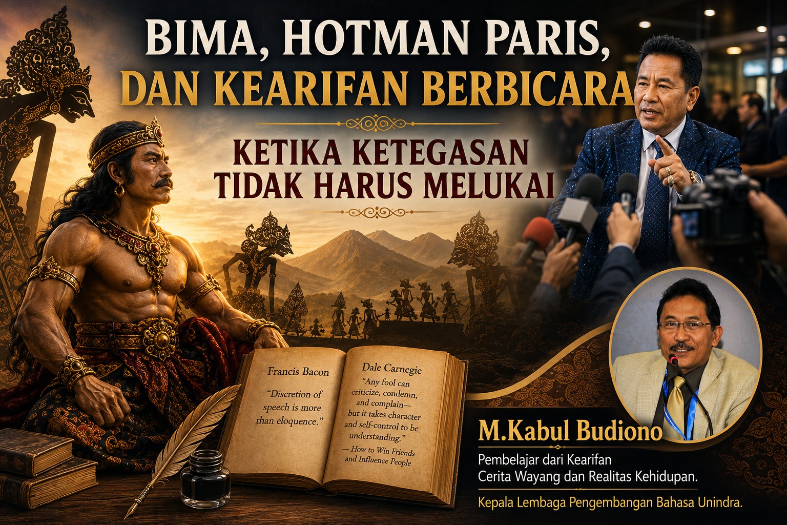 Bima, Hotman Paris, Wartawan dan Kearifan.