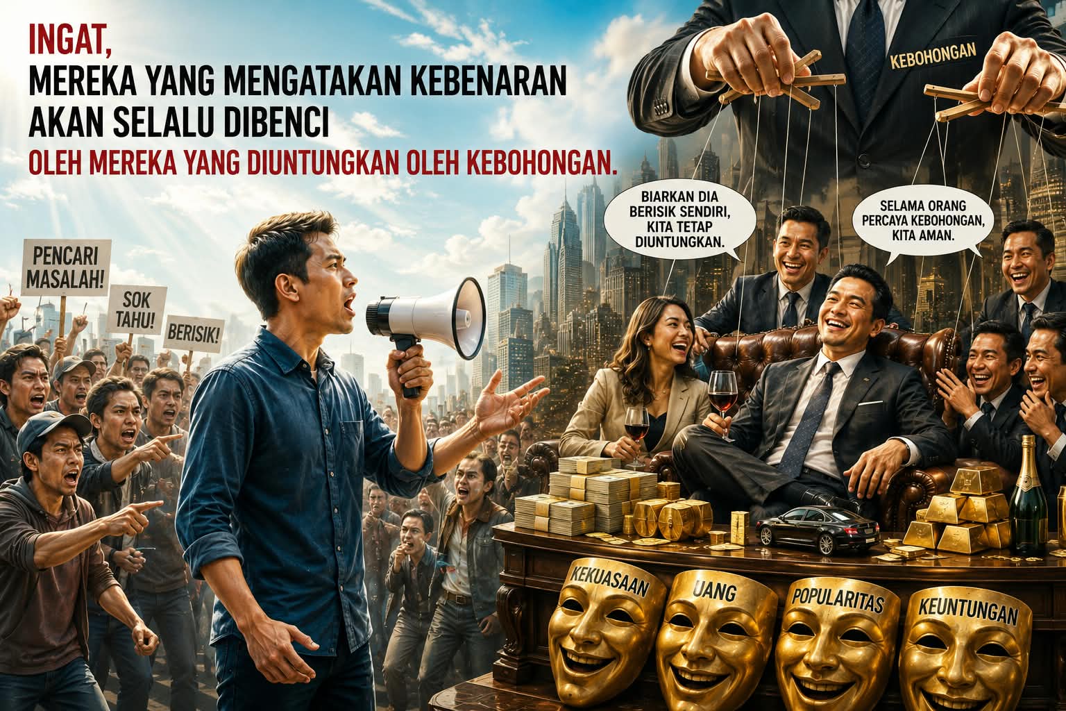 Kebenaran Itu Keberanian untuk Dibenci