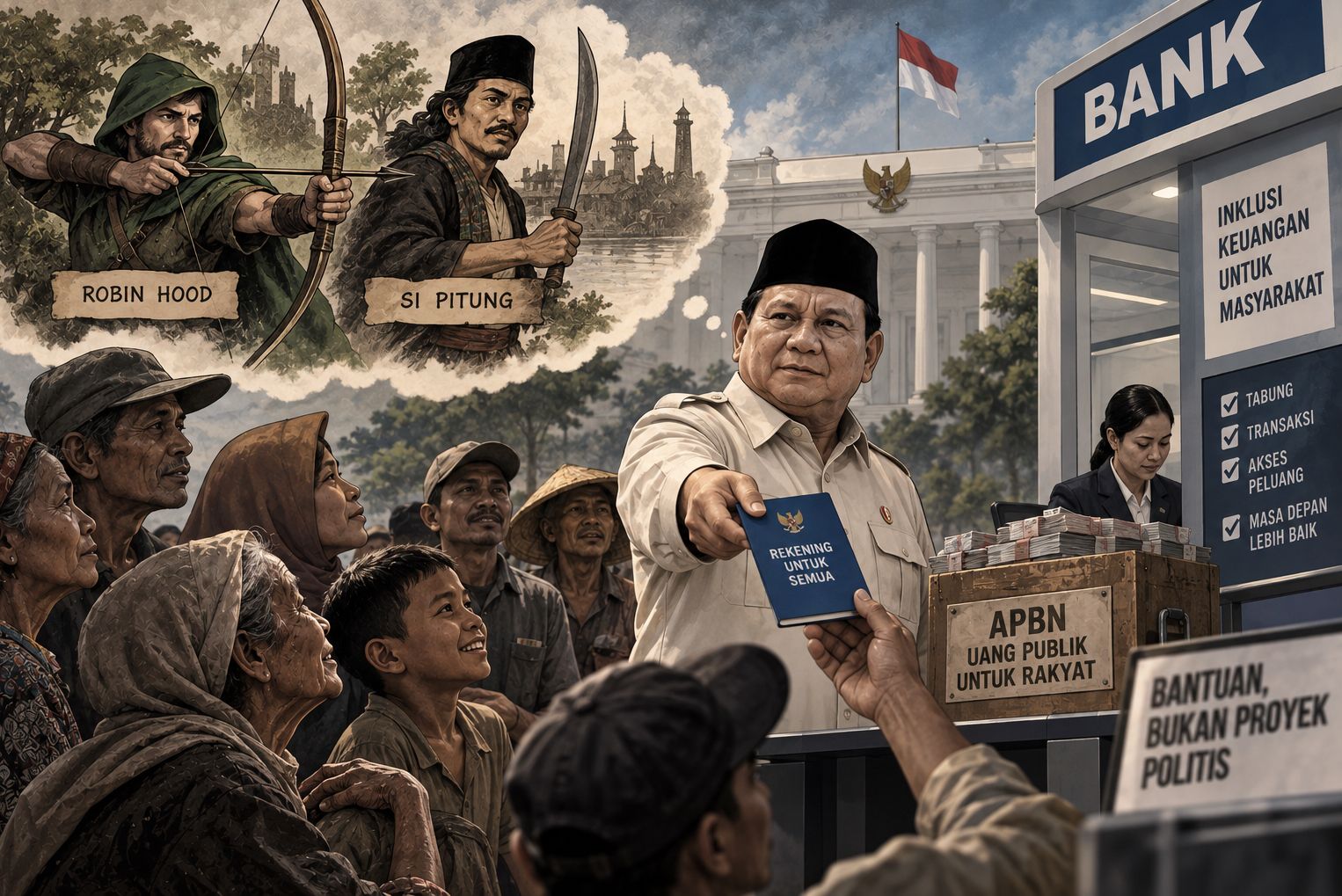 Prabowo Bukan Robin Hood atau Si Pitung