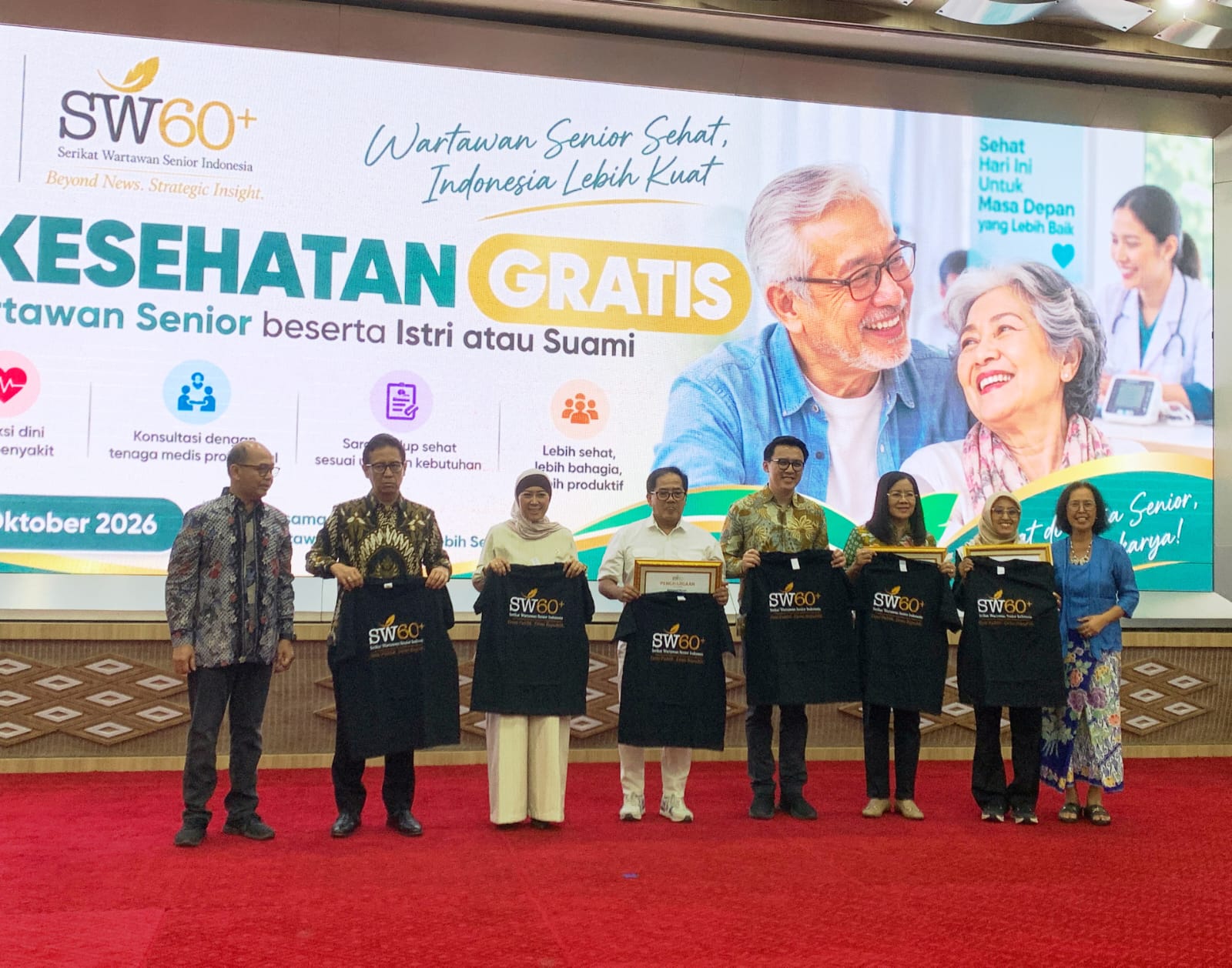 Dua Menteri Hadiri Cek Kesehatan Komunitas Wartawan: Mayoritas Hipertensi