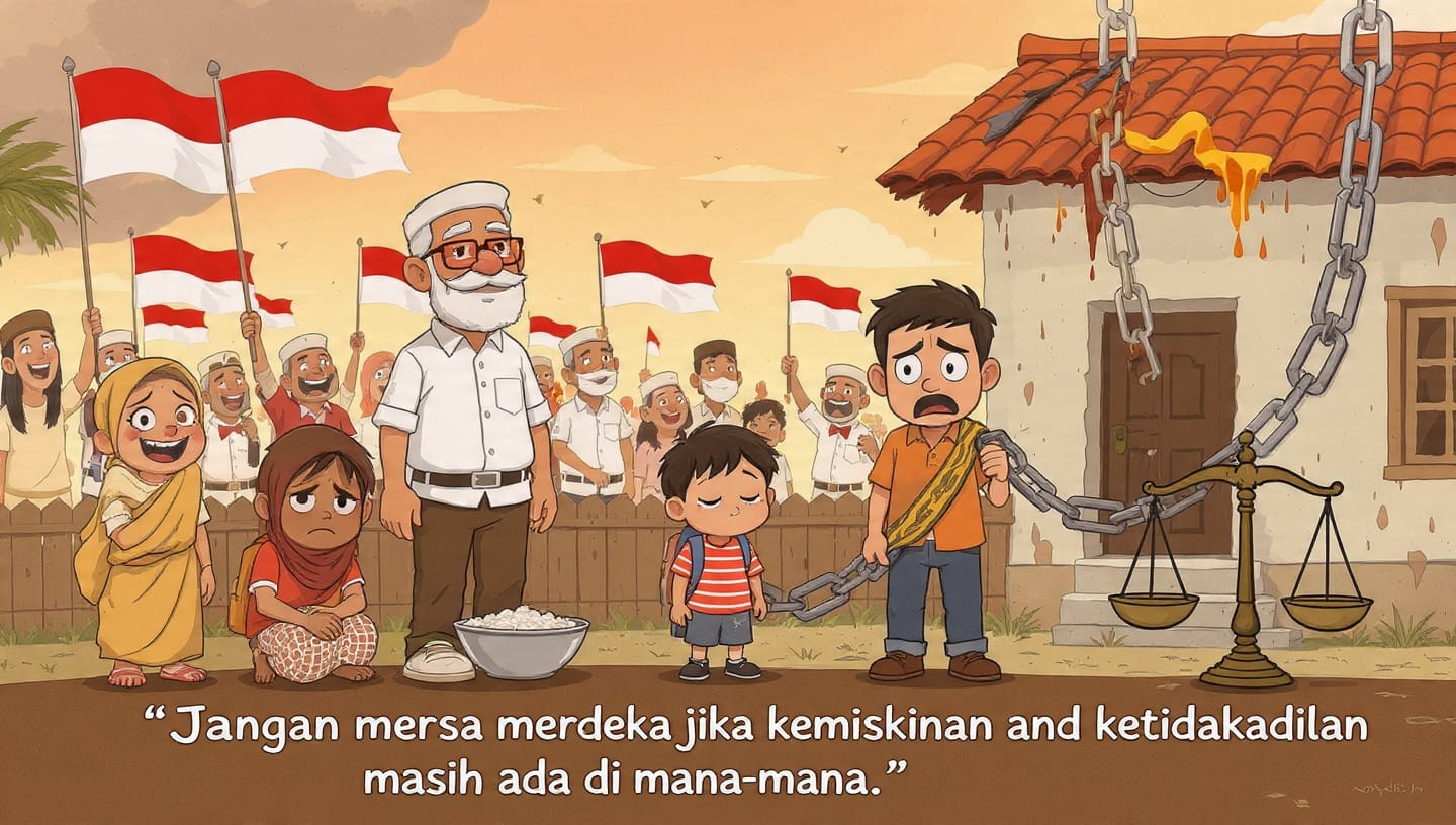 Jangan Keburu Menganggap Merdeka