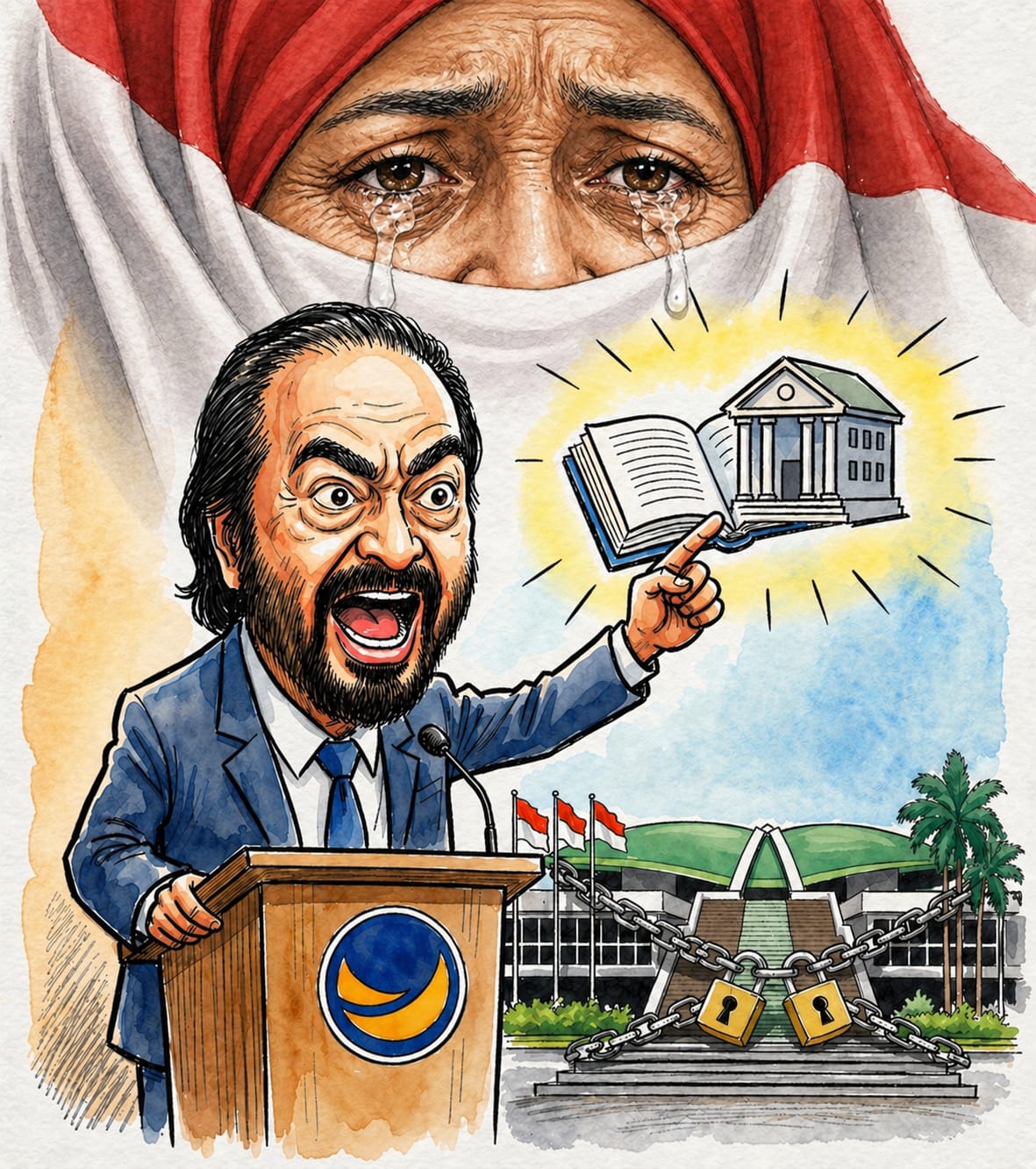 28 Tahun Reformasi Dua Elite Membaca Negeri