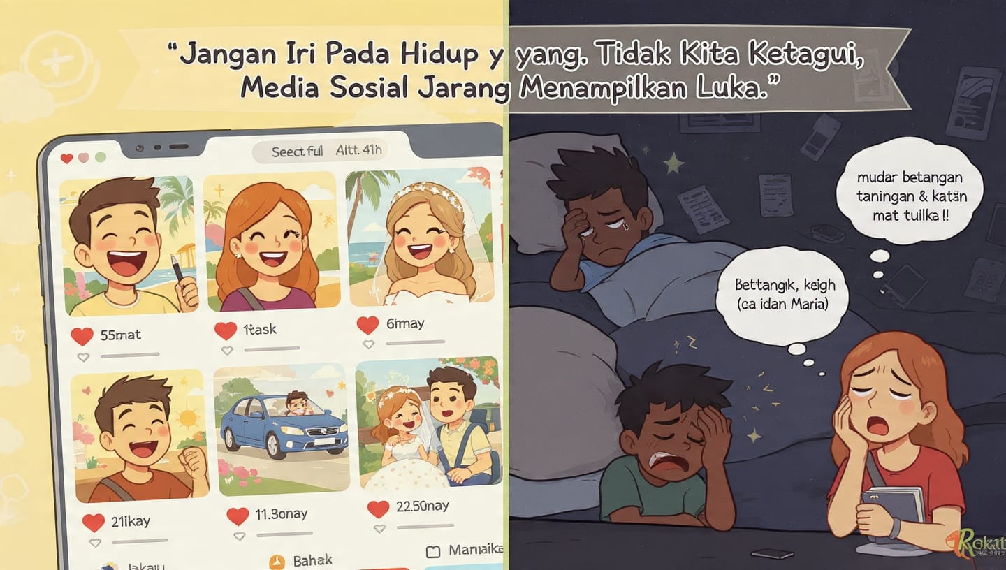 Medsos Jarang Menampilkan Luka