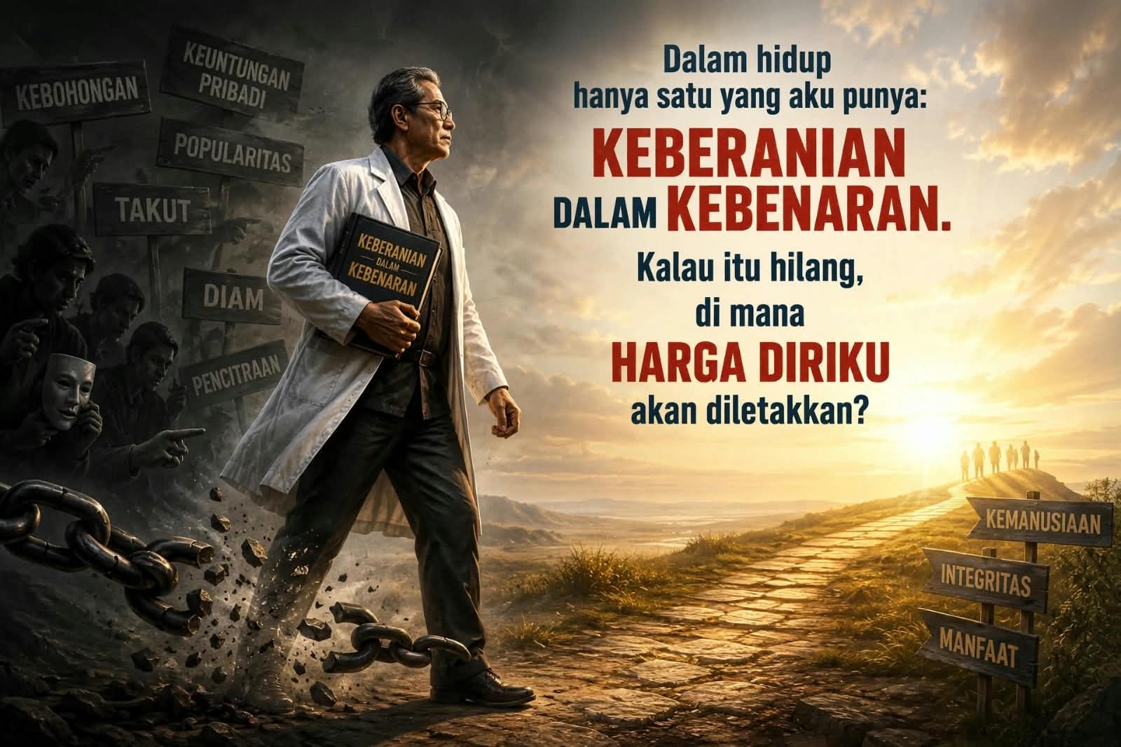 Kalau Keberanian Hilang, di mana Kuletakkan Harga Diriku