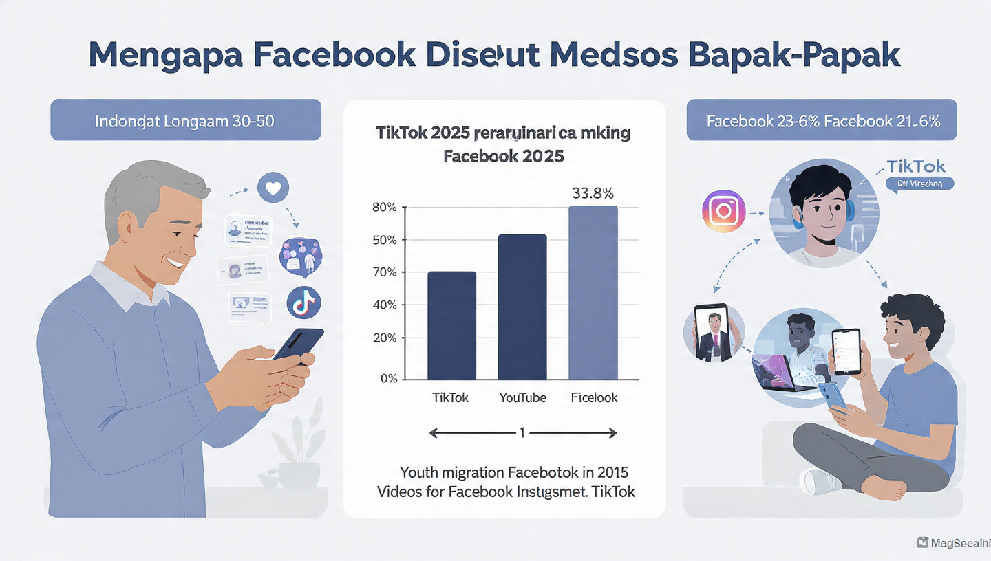 Mengapa Facebook Sering Disebut Medsos Bapak Bapak?