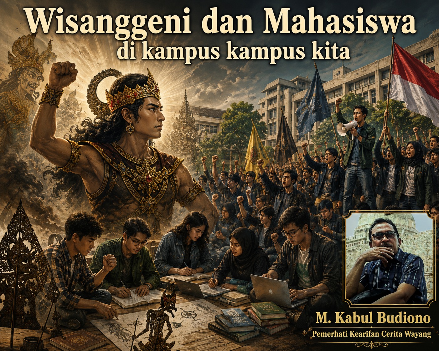 Wisanggeni dan Mahasiswa di Kampus