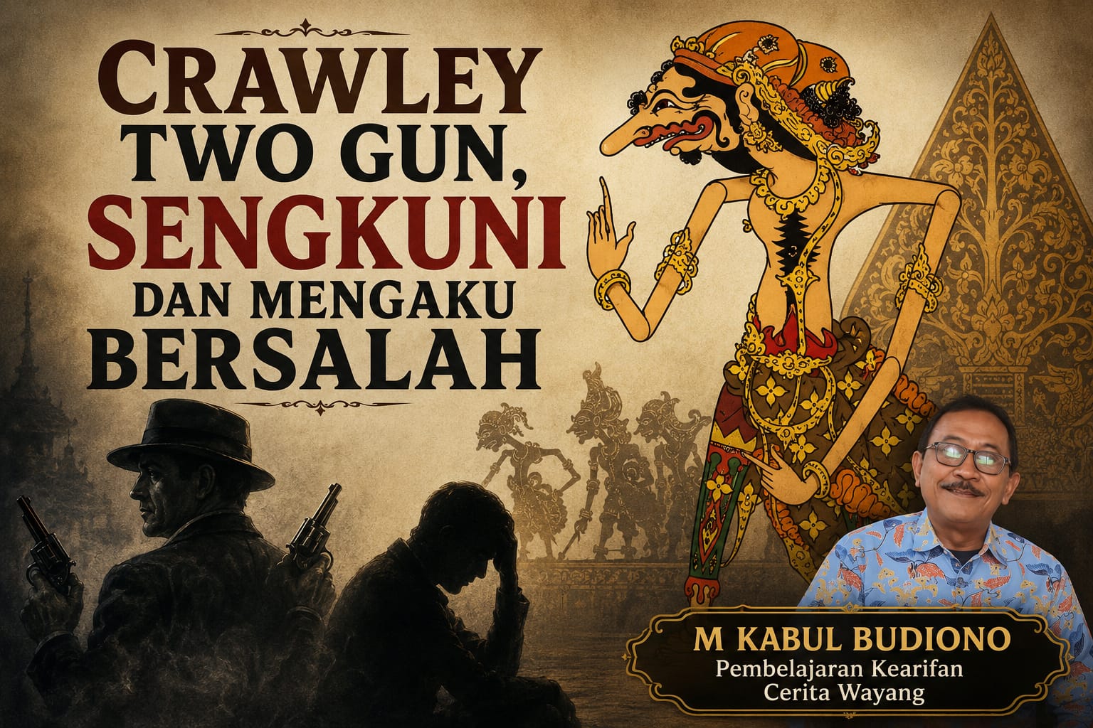 Sengkuni, Dale Carnegie, dan Pengakuan Bersalah